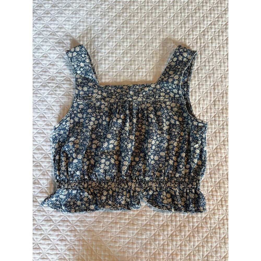 Floral peplum top